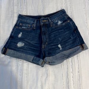 Aeropostale size 0 high rise curvy mom shorts